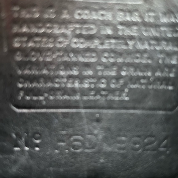 Coach Casino 9924 Black Leather Crossbody Bag - Picture 14 of 14